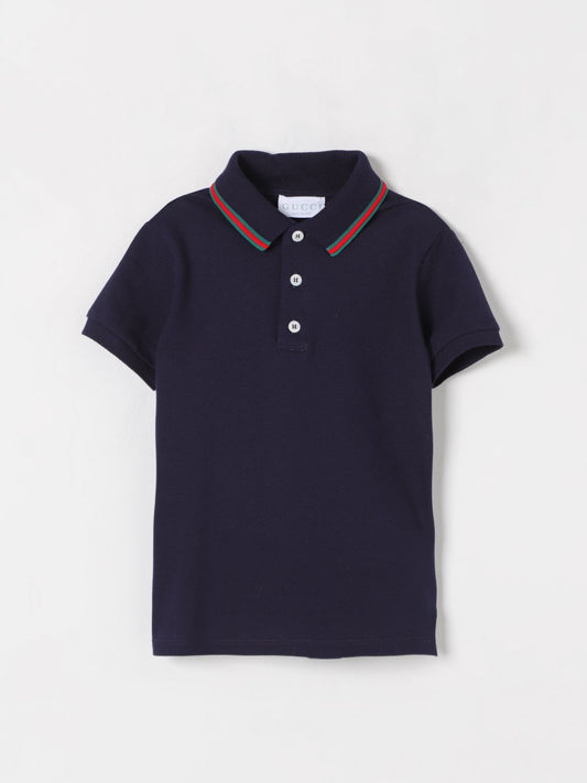 Gucci Polo Shirt Kids Blue
