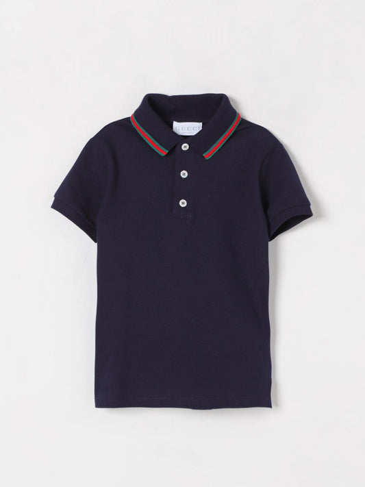Gucci Polo Shirt Kids Blue