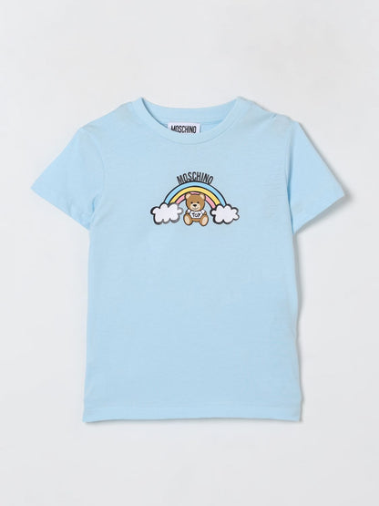 Moschino T Shirt Kids Sky Blue