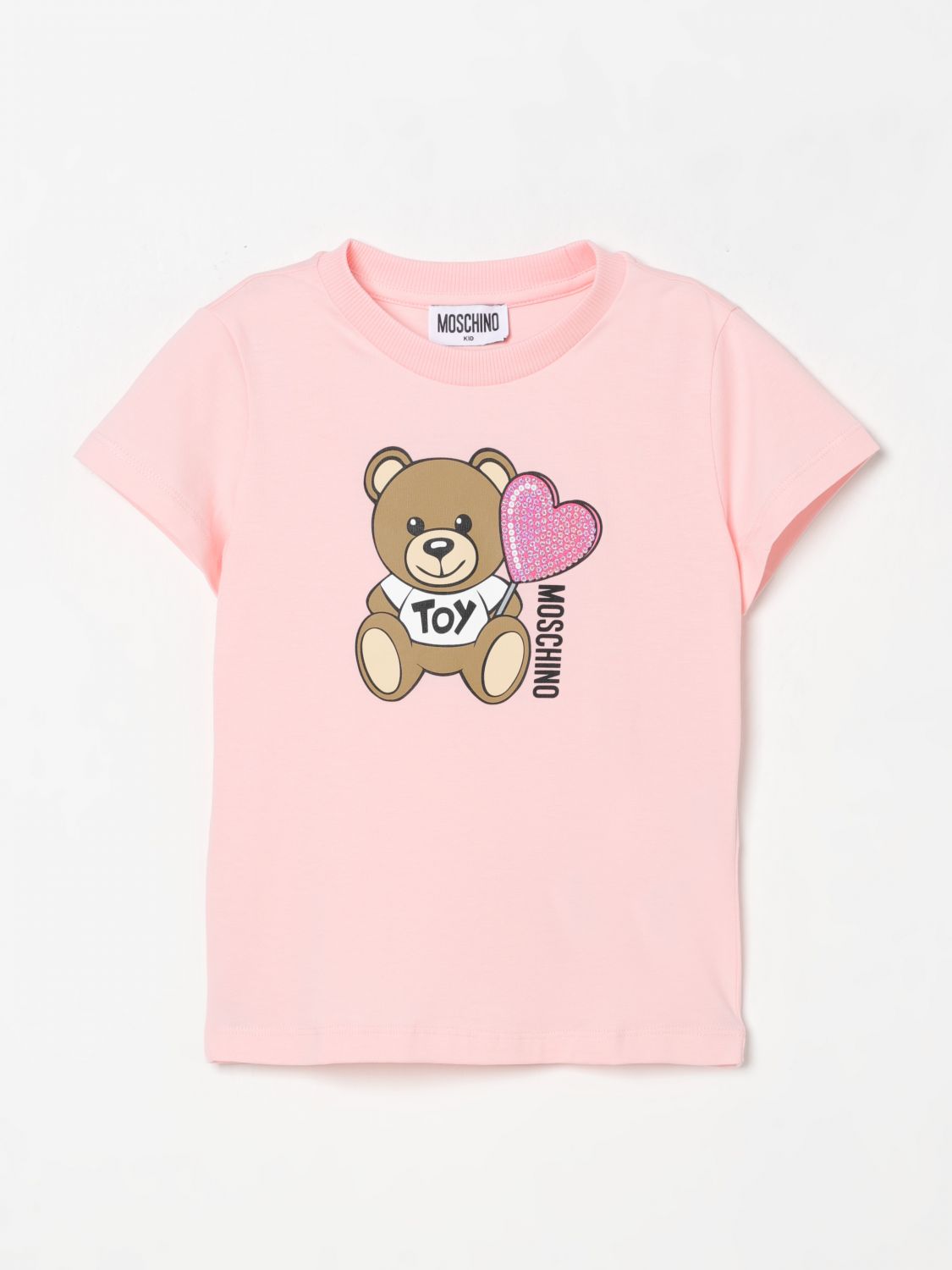 Moschino T Shirt Kids Pink