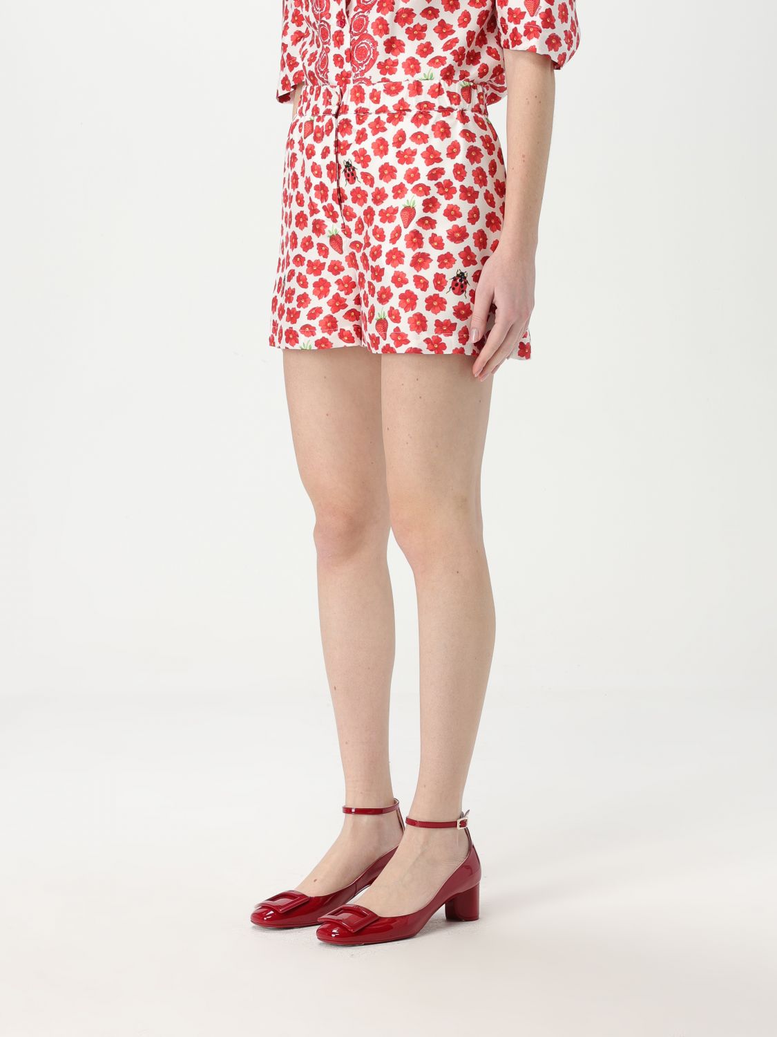 Versace Short Woman Red