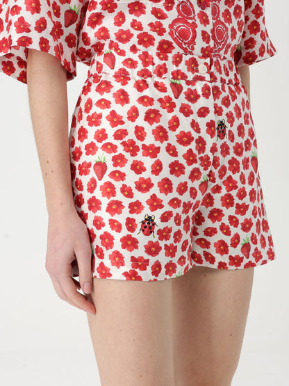 Versace Short Woman Red