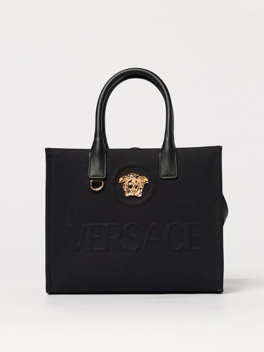 Versace Tote Bags Woman Black