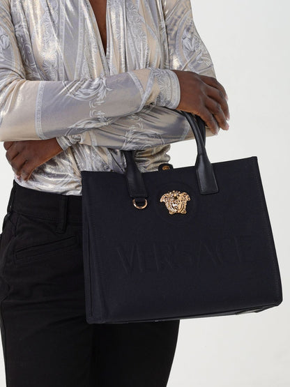 Versace Tote Bags Woman Black