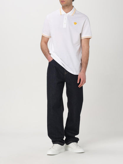 Versace Polo Shirt Men Black