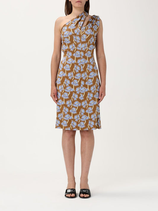 Versace Dress Woman Multicolor