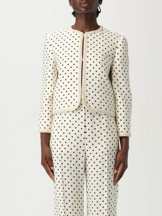 Valentino Jacket Woman Yellow Cream