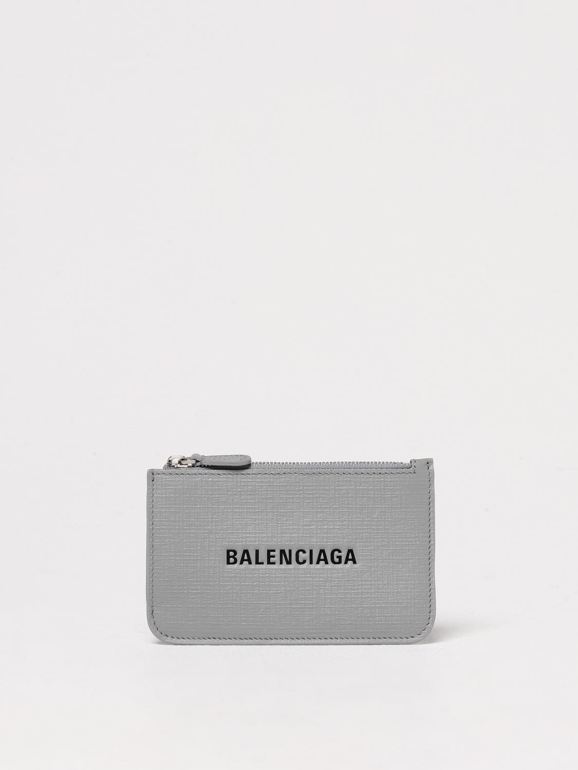 Balenciaga Wallet Woman Grey
