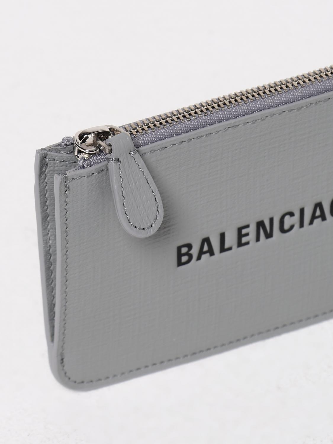 Balenciaga Wallet Woman Grey