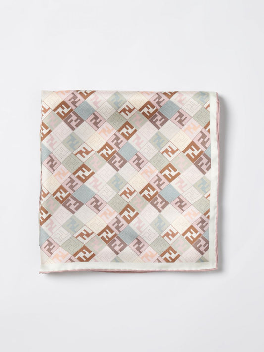 Fendi Neck Scarf Woman Beige