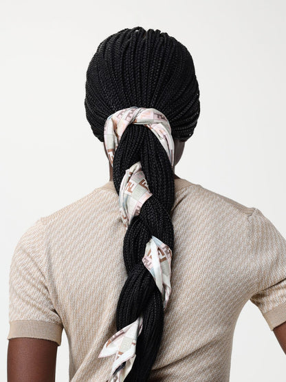 Fendi Neck Scarf Woman Beige