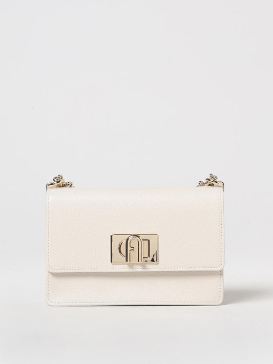 Furla Crossbody Bags Woman Yellow Cream