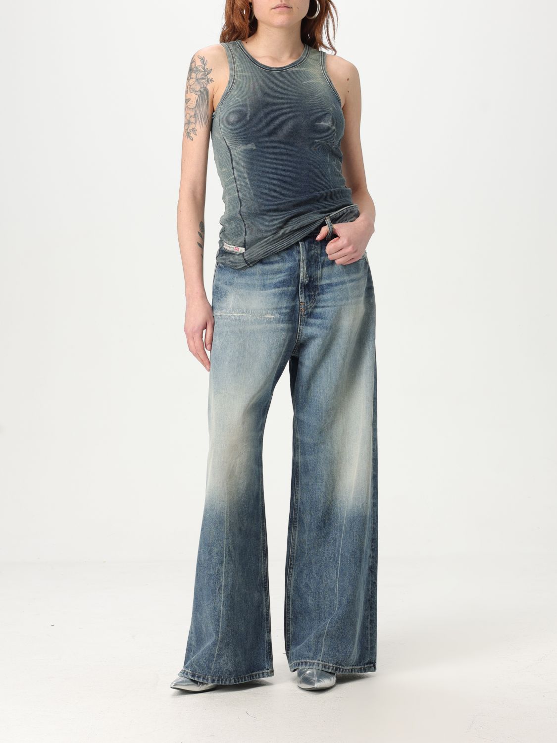 Diesel Top Woman Blue