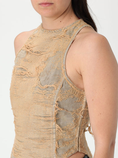Diesel Top Woman Beige