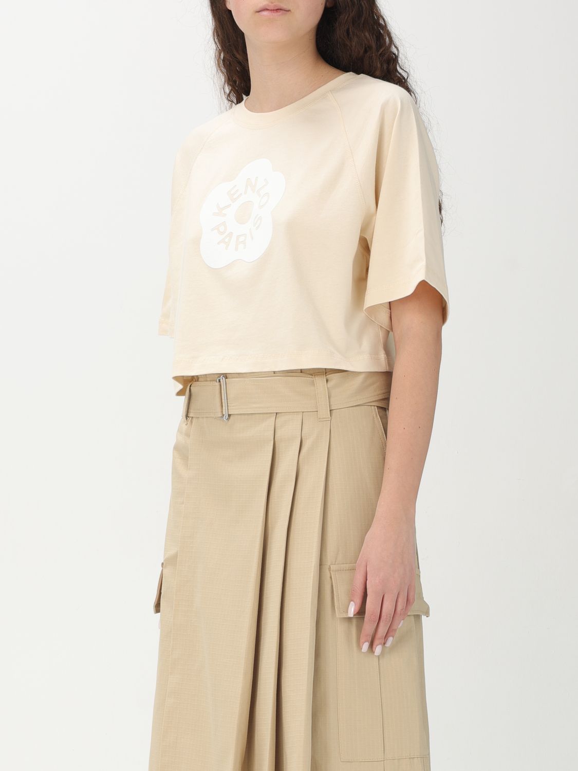 Kenzo T Shirt Woman Cream