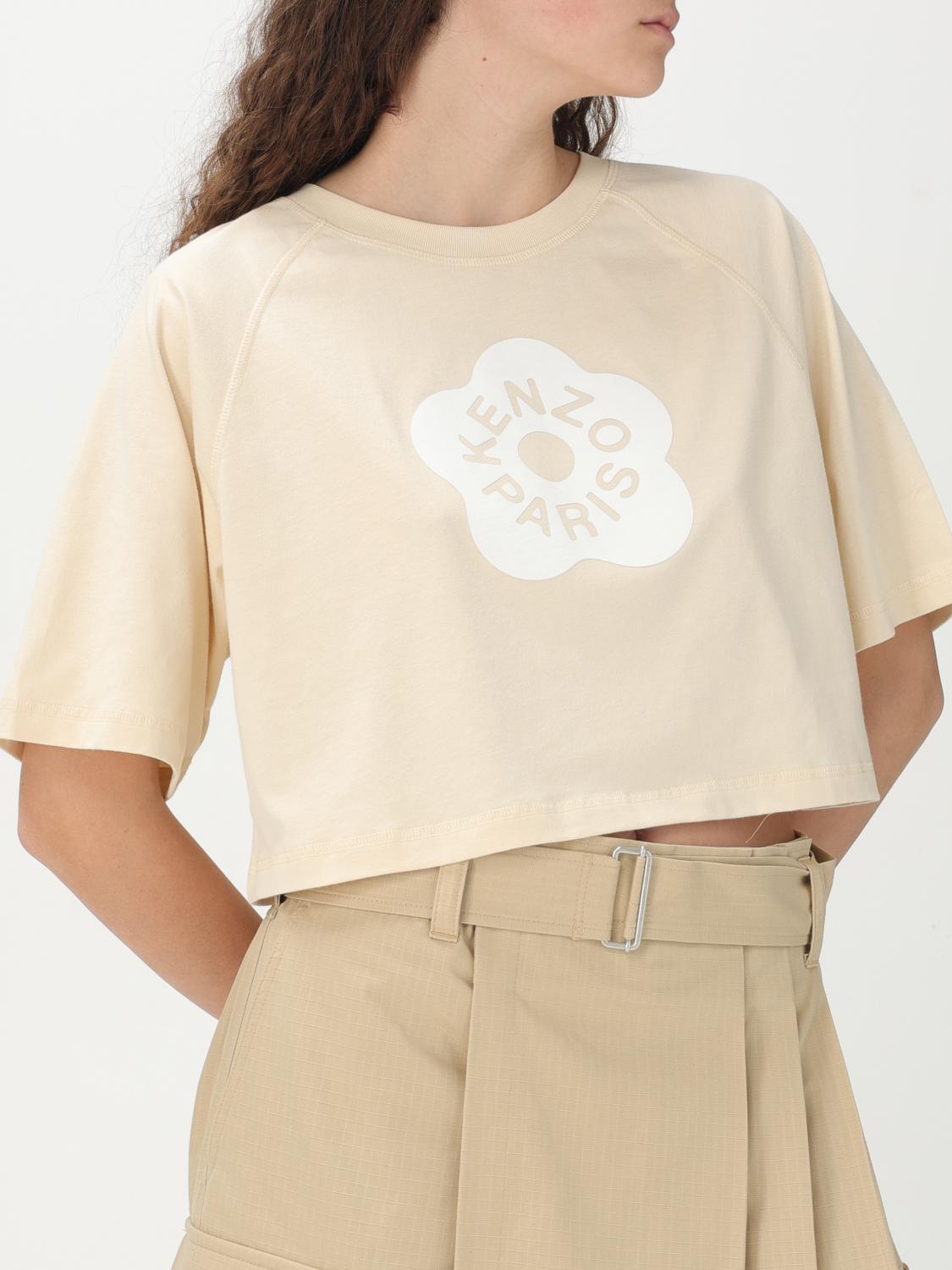 Kenzo T Shirt Woman Cream