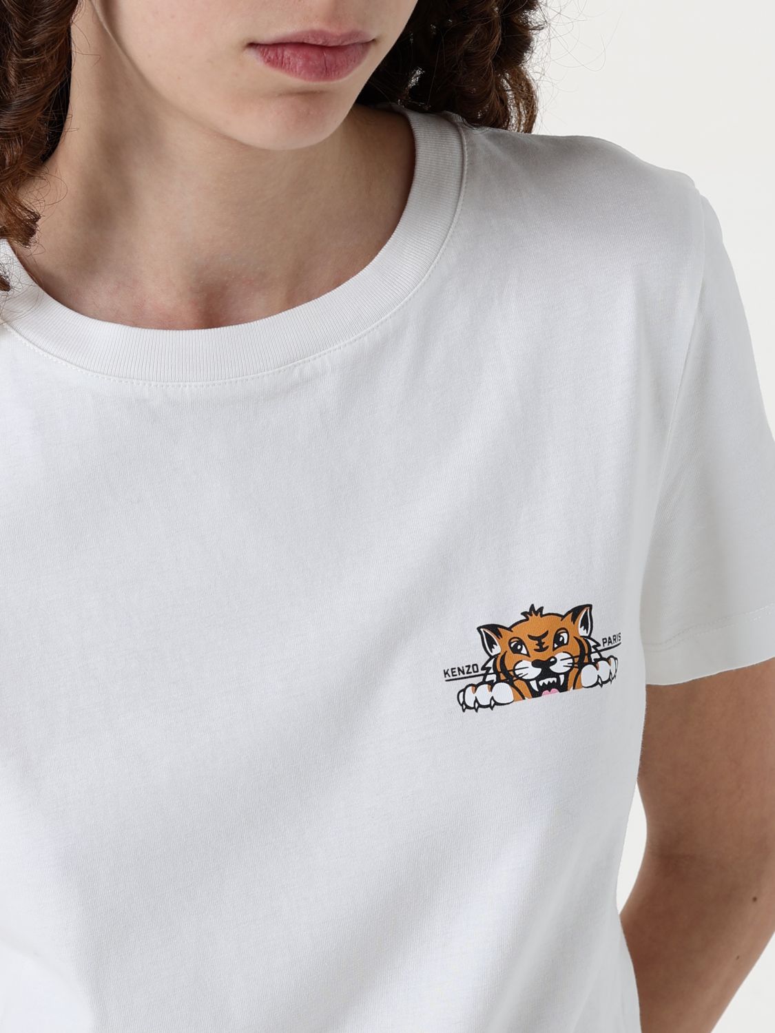 Kenzo T Shirt Woman Beige