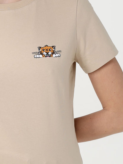 Kenzo T Shirt Woman Beige
