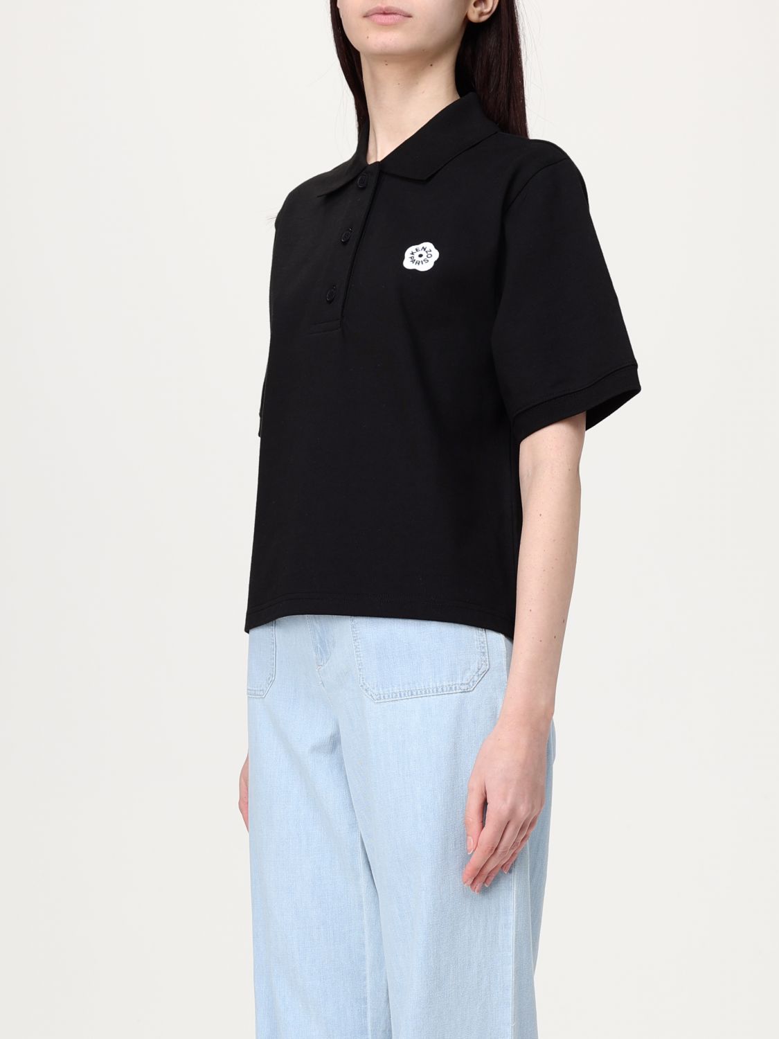 Kenzo Polo Shirt Woman Black