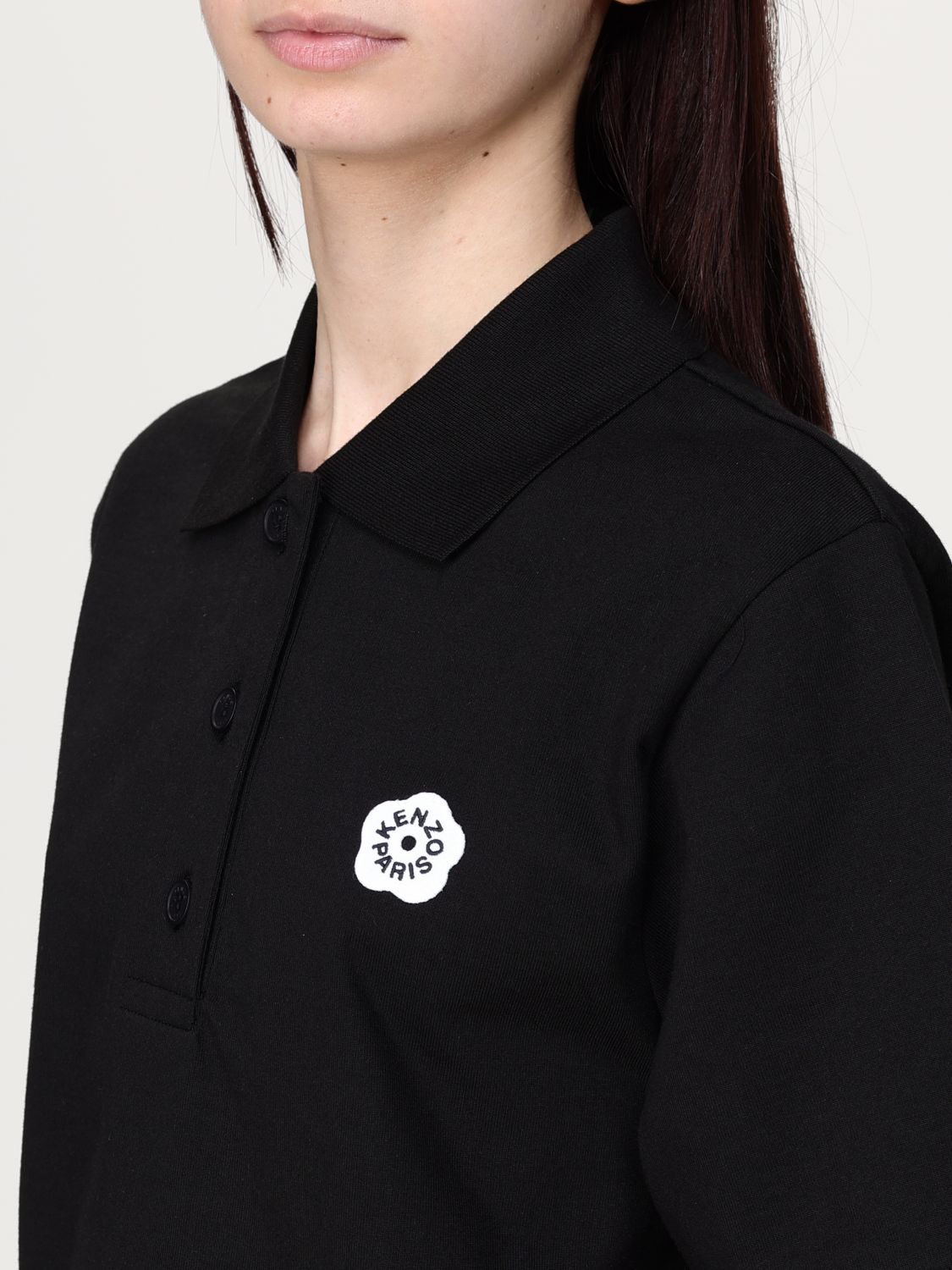 Kenzo Polo Shirt Woman Black