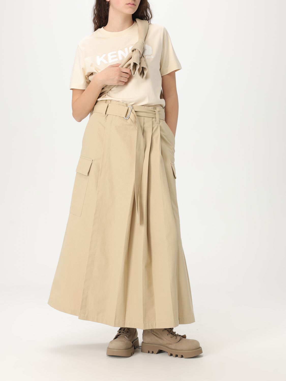 Kenzo T Shirt Woman Cream