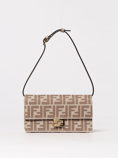 Fendi Shoulder Bag Woman Beige