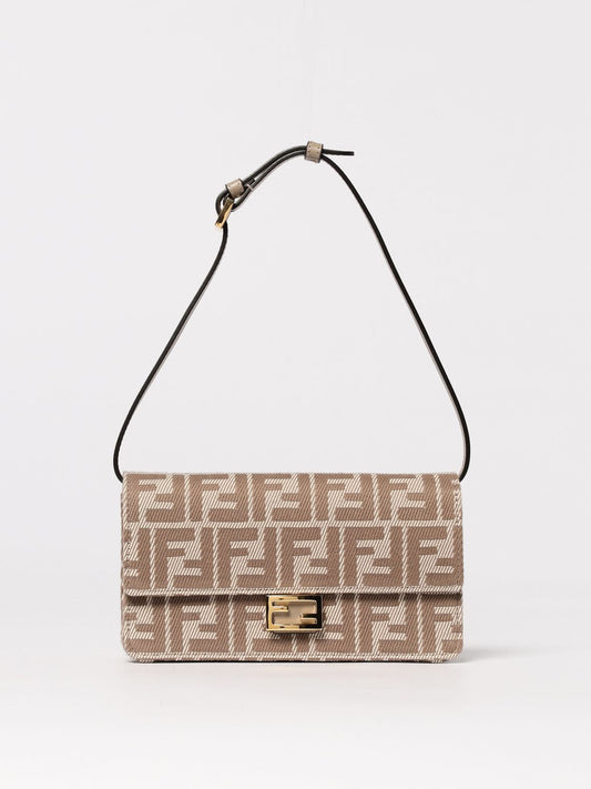 Fendi Shoulder Bag Woman Beige