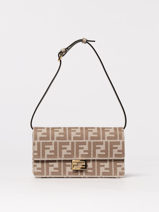Fendi Shoulder Bag Woman Beige