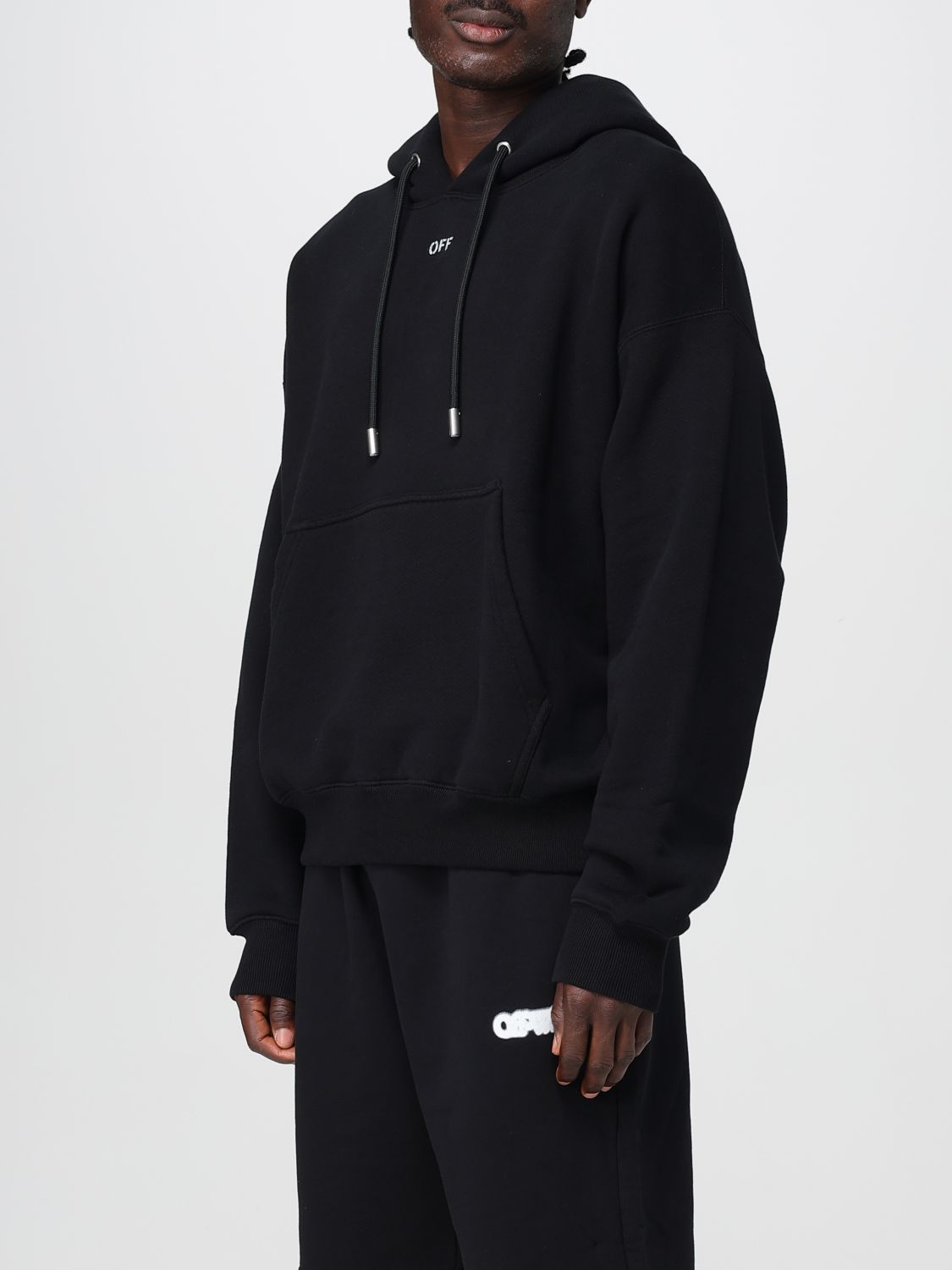 Off White Sweatshirt Men Black