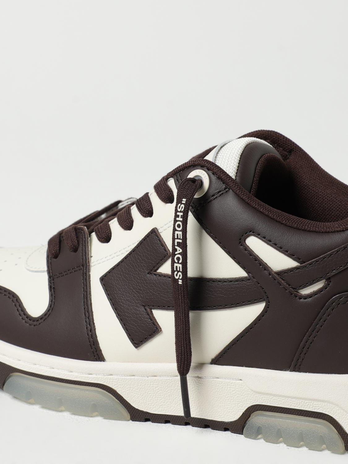 Off White Sneakers Men Dark