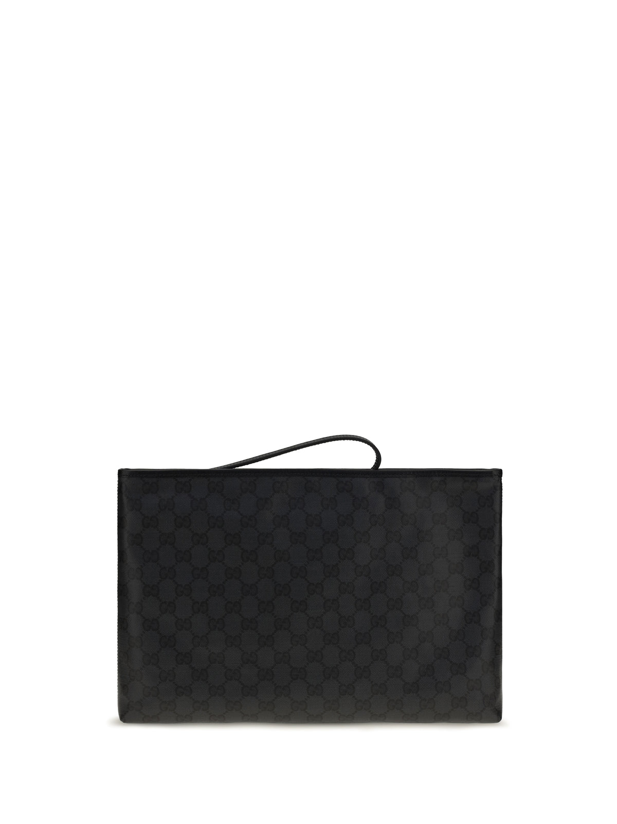 Gucci Medium Essence Classic Pouch - Black Black/Black