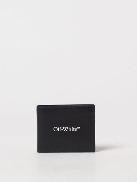 Off White Wallet Men Black