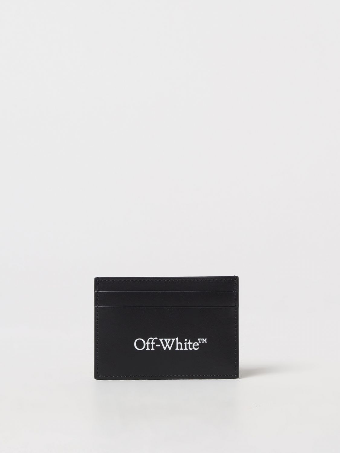 Off White Wallet Men Black