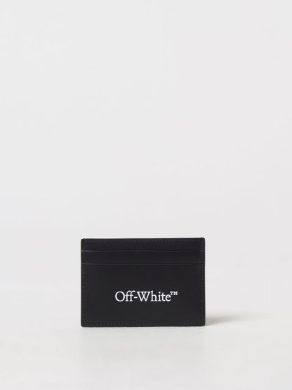 Off White Wallet Men Black
