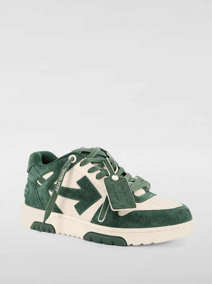 Off White Sneakers Men Green