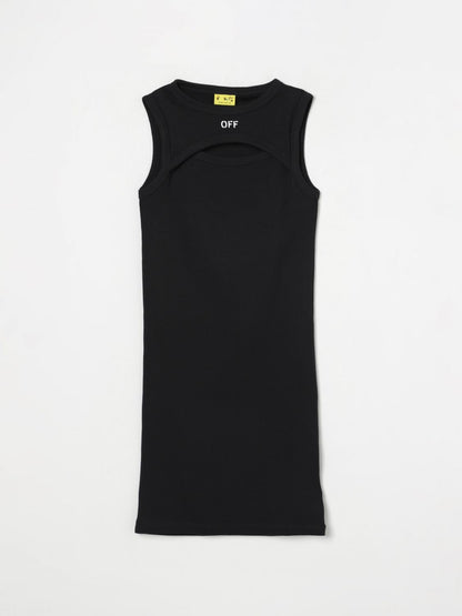 Off White Kids Dress Kids Black
