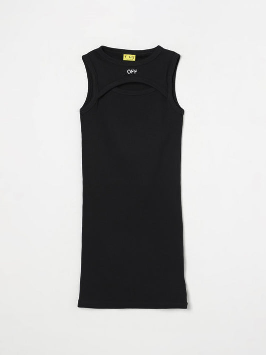 Off White Kids Dress Kids Black