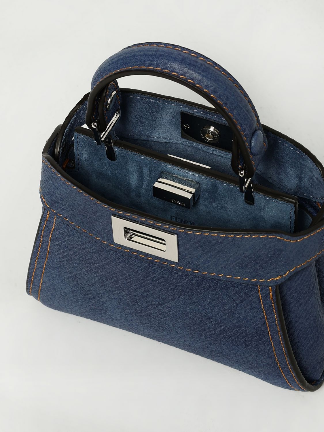 Fendi Shoulder Bag Woman Blue