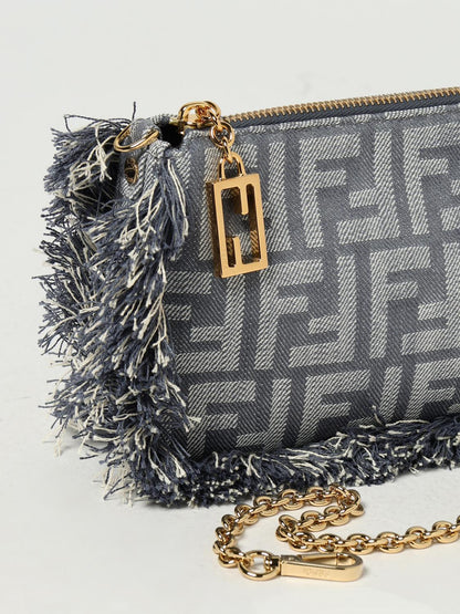 Fendi Shoulder Bag Woman Blue