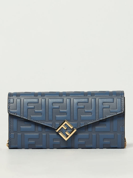 Fendi Shoulder Bag Woman Blue