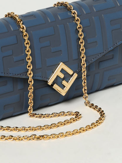 Fendi Shoulder Bag Woman Blue