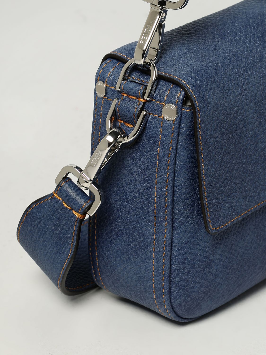 Fendi Shoulder Bag Woman Blue