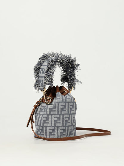 Fendi Shoulder Bag Woman Blue