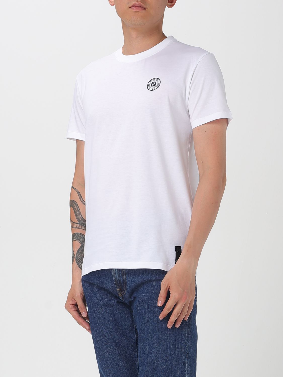 Fendi T Shirt Men Blue