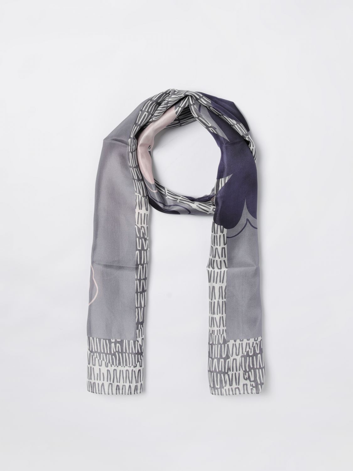 スカーフ EMPORIO ARMANI Woman Neck scarf White EW001878 AF15686 0101 Emporio Armani Neck Scarf Woman White – Modishus