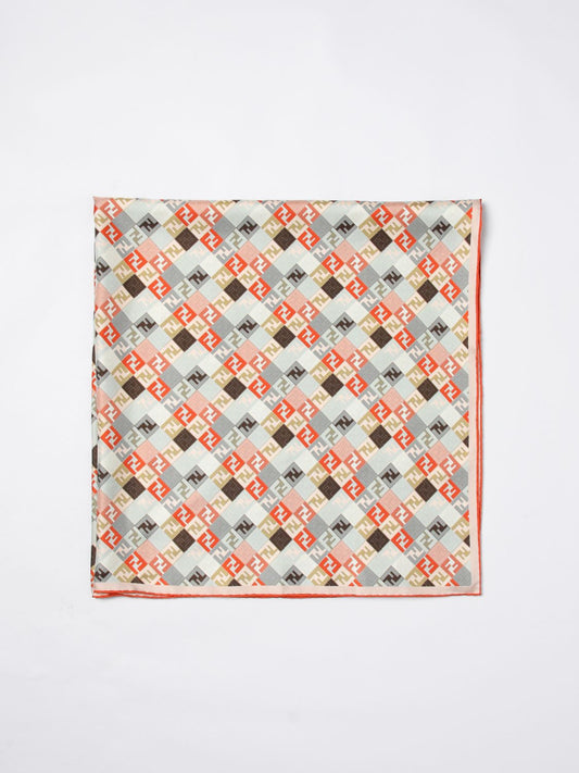 Fendi Neck Scarf Woman Orange