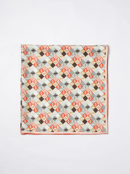 Fendi Neck Scarf Woman Orange