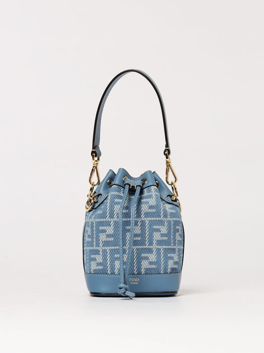 Fendi Mini Bag Woman Gnawed Blue