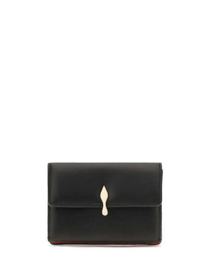 Christian Louboutin Bettina leather Wallet - Black/Gold