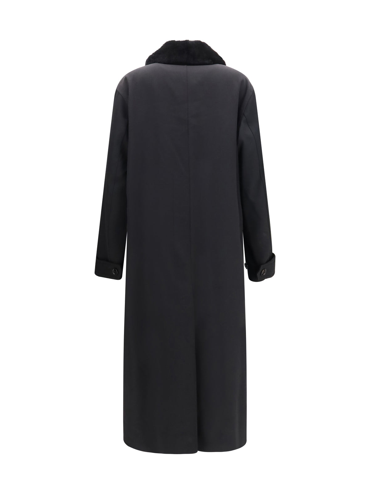 Our Legacy Tundra Coat in virgin wool - Coarse Black